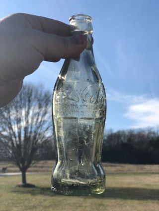 Rare 1915 Coca Cola Bottle Concord Nc
