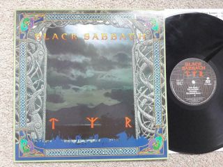 Black Sabbath Tyr Lp Uk 1990,  Printed Inner A1u/b1u Ex,  /ex,