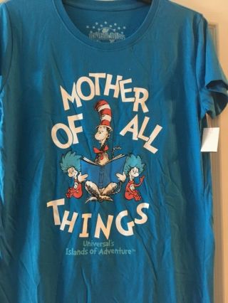 Dr Seuss Mother Of All Things T - Shirt Universal Studios Xl - Nwt