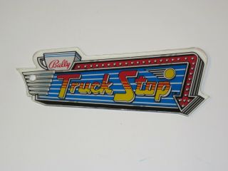 Truck Stop Pinball Promo Plastic Key Chain Fob - Rare