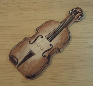 1937 Violin Die - Cut 