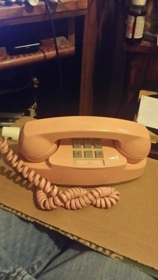 Vintage 1964 Western Electric Princess 12 Button Pink Phone