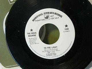 Psych 45 The Music Machine " To The Light " Promo 1968