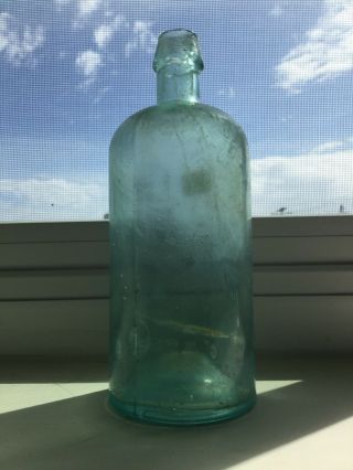 Antique Applied Top Open Pontil Bottle