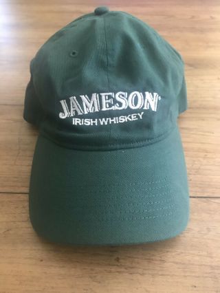 Jameson Irish Whiskey Stitched Green Baseball Hat O/s Nwot