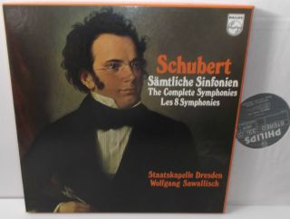 6747 491 Schubert The 8 Symphonies Staatskapelle Dresden Sawallisch 5lp Box Set
