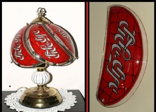 Replacement Glass Panel For Hebrew Coca Cola Touch Lamp