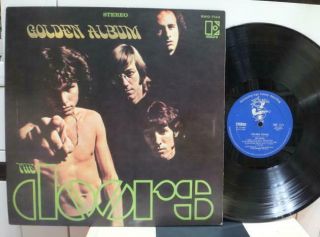 The Doors / Golden Album,  Rare Japan Only Orig.  1968 Lp Blue Elektra Label Ex,