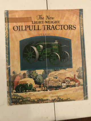 Rumley Oil Pull Antique Tractor Sales Literatues