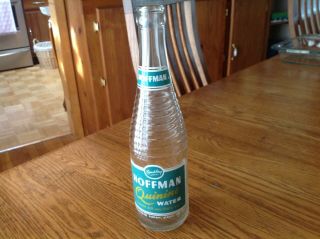 Vintage Hoffman Sparkling Quinine Water Beverage Bottle,  Newark,  Nj