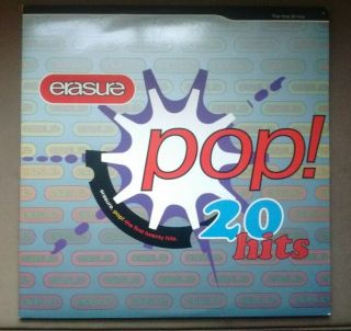 Erasure Pop The First 20 Hits 2 X Vinyl Lp W/inners Orig Uk Mute 1992 Ex,