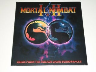Mortal Kombat I Ii Arcade Soundtrack Vinyl Pic Picture Lp Disc Rare Oop