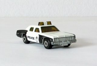 Vintage Lesney Matchbox Superfast 10 Plymouth Gran Fury Police Car Xlnt 1979