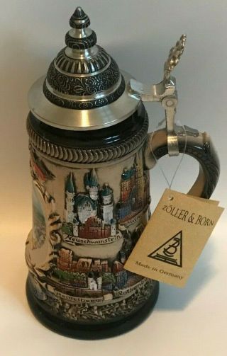 Rare Zoller And Born Limited Edition Deutschland Stein Certificate Auth Tag 2025
