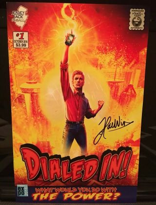 Autographed Jersey Jack Dialed In Pinball Comic Book