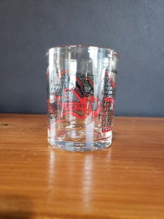 COLOSSUS Rollercoaster shot glass from Magic Mountain Park 5