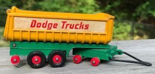 Vintage Matchbox King Size Dodge Truck Toy Trailer Fruehauf Tipper 5