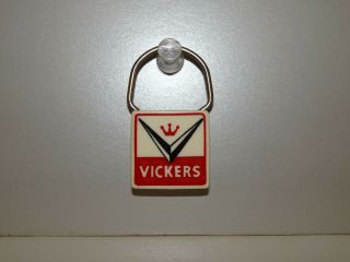 Vintage Vickers Key Chain Ring Sample
