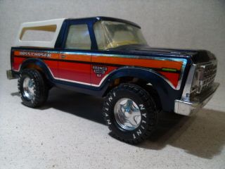 Vintage Metal Collectible Toy Nylint Ford Bronco Ranger Xlt " Bass Chaser " Usa