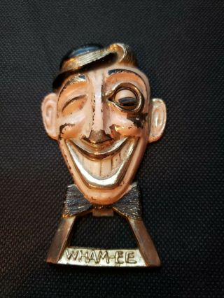 Vintage Bottle Opener Winking Eye Face From Wham - Ee Rare Ships In Usa