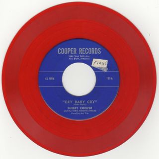 Ark.  C&w Bopper Shelby Cooper Cry Baby Cry/sooner Or Later Cooper M - Hear Now