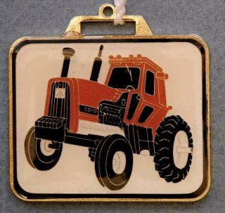 Allis - Chalmers 7010 Tractor Multi Colored Enamel Watch Fob 1a - 1 - 20
