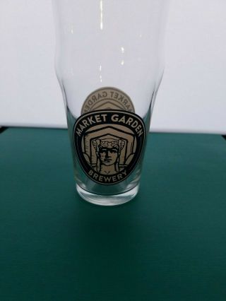 Market Garden Brewery Cleveland,  Ohio Beer Glass Tumbler Pint Size