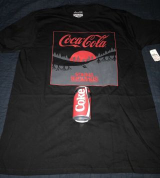 Stranger Things Coca Cola Shirt (large),  Coke Can In Hand Ready To Ship
