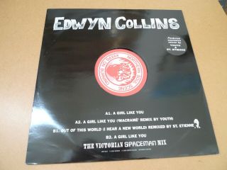 Edwyn Collins ‎– A Girl Like You 12 " Setanta ‎zop 001t Youth St Etienne Mixes