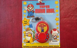 Official 2007 Nintendo Mario Bros.  - Sound Effects Keychain
