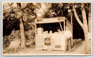 Hotdog Stand Simpson Spring Soda - South Easton Ma Moxie Dutchland Ice Cream 1920s