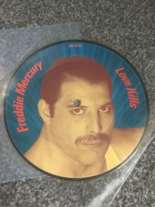 Freddie Mercury (queen) - Love Kills - Rare Uk 7 " Picture Disc