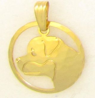 Rottweiler Jewelry Rottweiler Gold Head Pendant