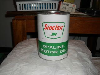 Vintage Sinclair Opaline Oil Can