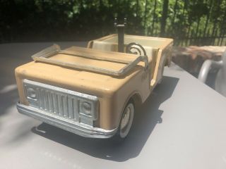 Vintage Buddy L Colt Truck With Flip Down Windshield Pressed Steel Toy Vehicle