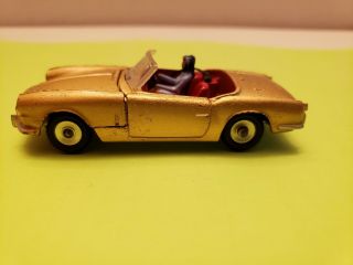 Dinky Spitfire Triumph 114 Gold Awesome Car Complete