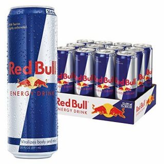Red Bull Energy Drink 20 Fluid Ounce Cans 12 Pack