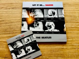 The Beatles - Let It Be.  Naked,  2003 Vinyl Lp Misprint,  Booklet,  7 " (ex, )