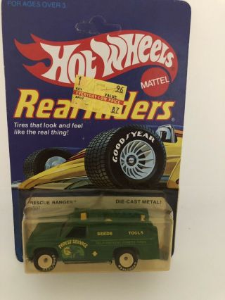 Vintage Hot Wheels Real Riders 1982 Rescue Ranger Green