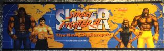 Street Fighter Ii The Challengers Arcade Marquee 26 " X8 "
