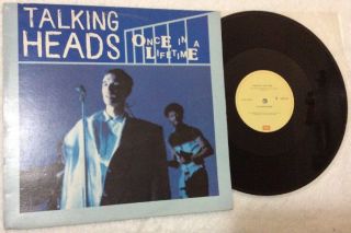 Talking Heads Once In A Lifetime 12 " 45rpm Single Rare Nz Press Emi 1984 N/mint