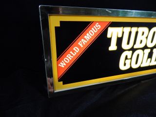 Tuborg Gold Beer Light Up Sign 19 1/2 x 7 vintage carling national breweries 2