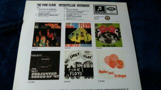 Pink Floyd Interstellar overdrive Demo Syd Barrett Vinyl LP not tmoq 3