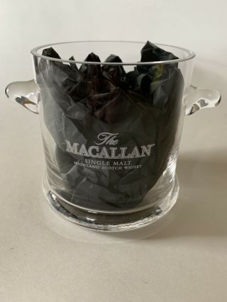 The Macallan Crystal Single Malt Scotch Whisky Bottle Caddy
