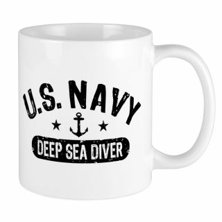 11oz Mug U.  S.  Navy Deep Sea Diver - Printed Ceramic Coffee Tea Cup Gift