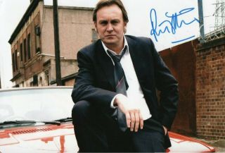 Philip Glenister Ashes To Ashes Authentic Signed Photo 11.  5 X 8 Uacc