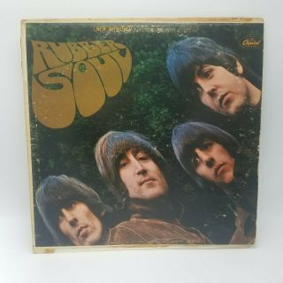 Beatles Rubber Soul Rare 1965 Vinyl Record Full Dimensional St 2442
