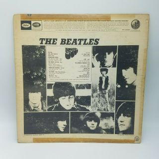 BEATLES Rubber Soul Rare 1965 Vinyl Record Full Dimensional ST 2442 2