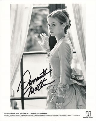 Samantha Mathis - Signed Glossy Photograph From; " Little Women "