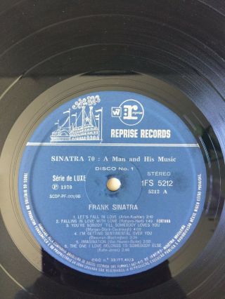 SINATRA 70 A Man And His Music 6LP Box Import Brazil 1970 Reprise 6FS 5.  212 RARE 5